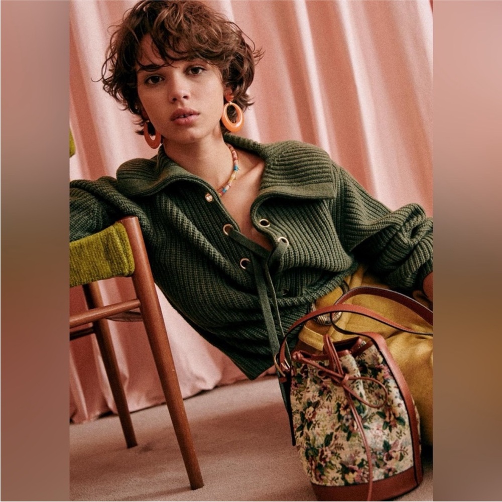 Sezane Pull Peter in Khaki